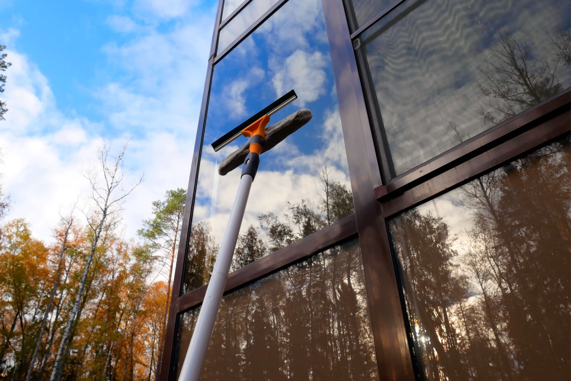 Vindusvask av næringsbygg